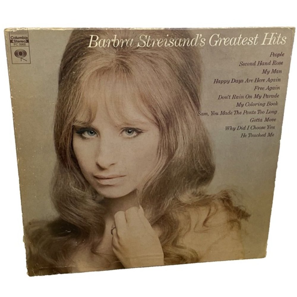 Barbra Streisand's Greatest Hits (Vinyl, 1977) Columbia PC 9968 VG+ LP Record